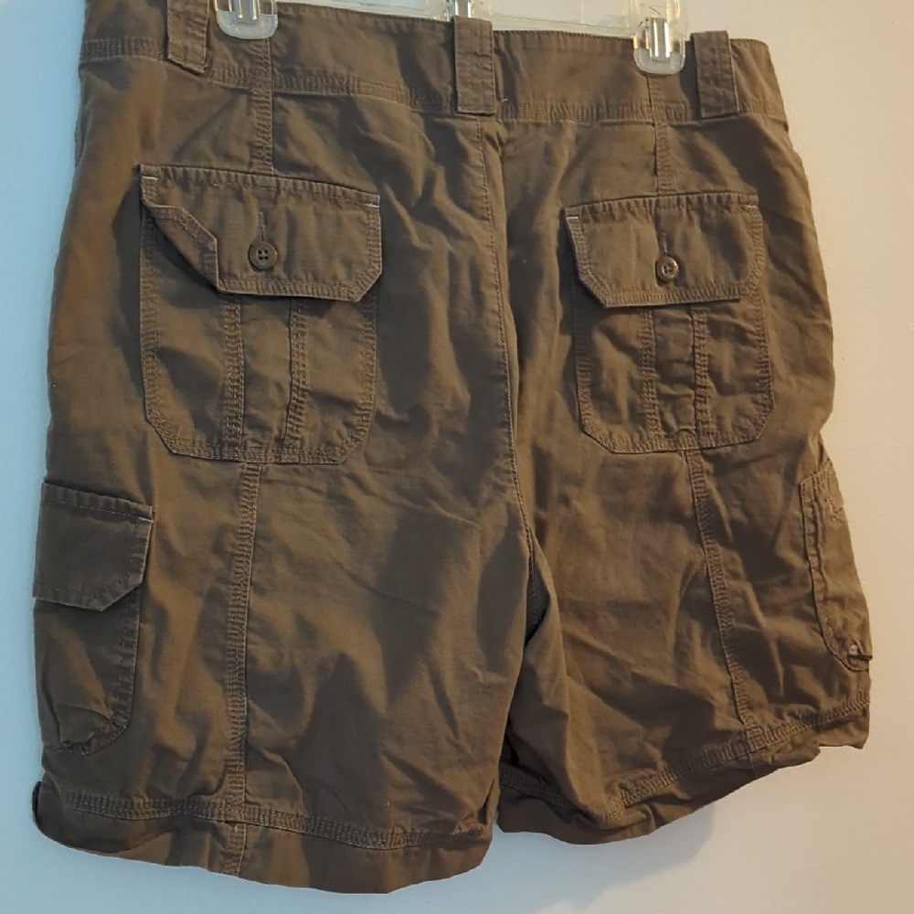 Women's Eddie Bauer Brown Cargo Shorts - Picture 2 of 5